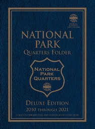 Whitman National Park Quarters Blue Folder P&D