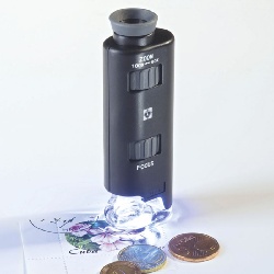 Lighthouse Zoom Microscope with LED, 60x - 100x Magnification