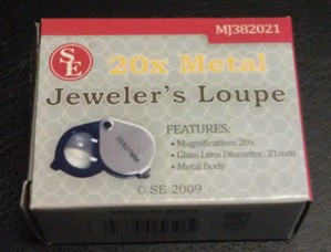 SE 20x Metal Jeweler's Loupe