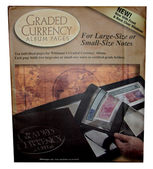 Whitman Graded Currency Album Refill Pages