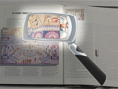 UltraOptix 2x3 Inch LED Rectangular Magnifier